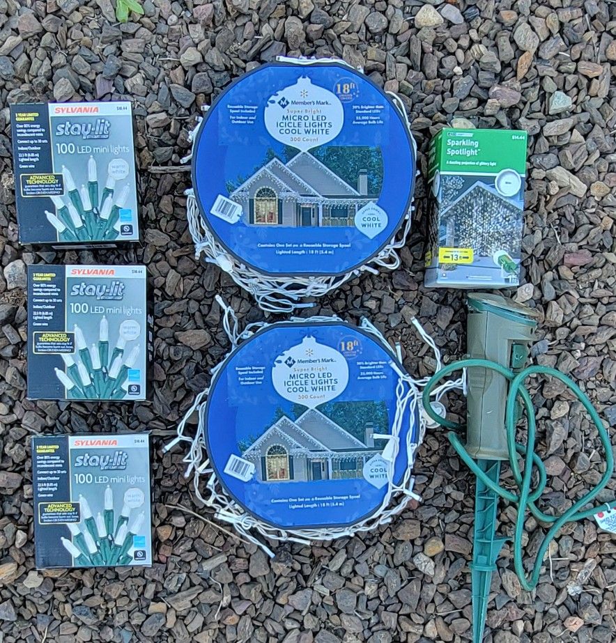 Christmas Lights And Projector 