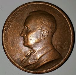 🏛️ Official US Mint Harry S Truman Presidential Bronze Medal Token