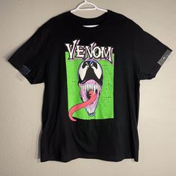 Marvel Venom Graphic T-Shirt Men’s Size Large 100% Cotton