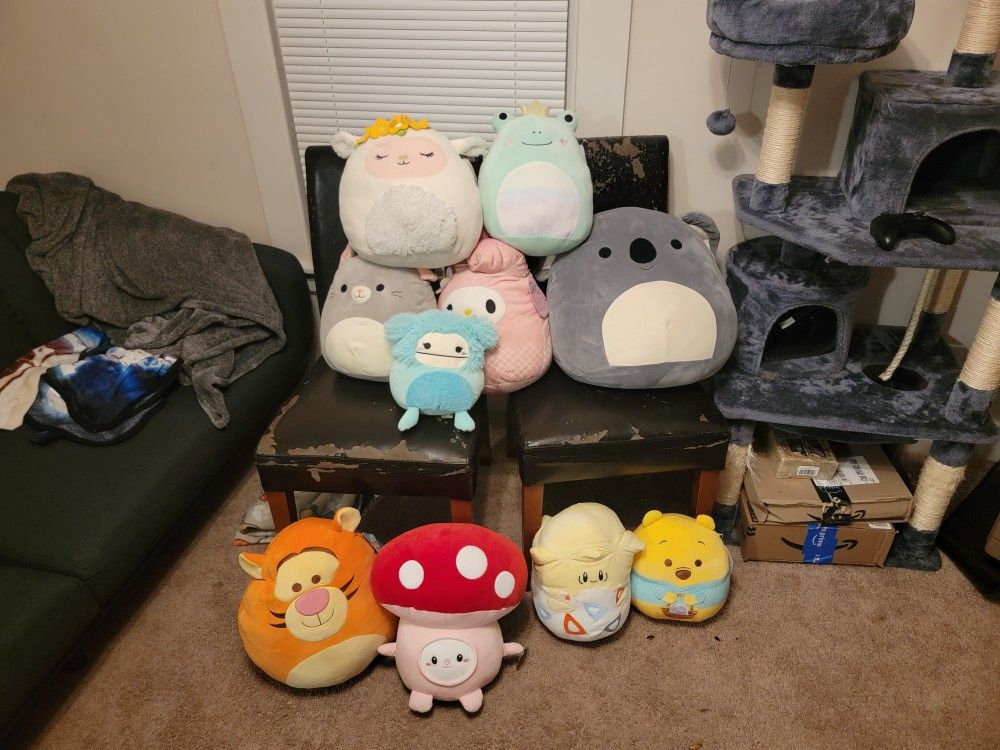 Squishmellow and Mushroom Plush