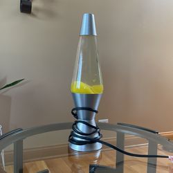 Silver Diamond Shape Lava Lamp