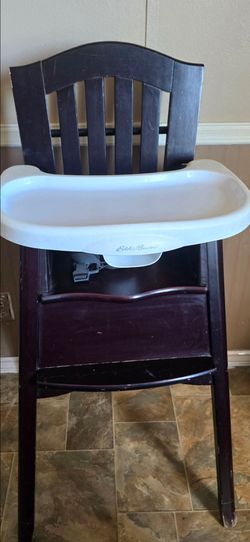Eddie Bauer Wooden Baby High Chair
