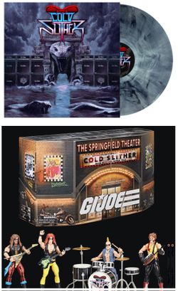 G.I. JOE CLASSIFIED COLD SLITHER 4 PACK SET & COLD SLITHER 12 INCH VINYL SDCC 2025 EXCLUSIVE ON HAND NEW SEALED!!!