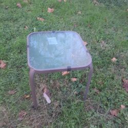Small Table With Glass Top