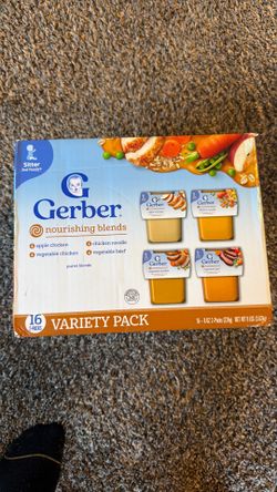 Box of 16 pack gerber food