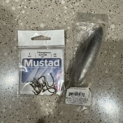 **SALE** Fishing Pack - Mustad / O’Shaughnessy Fishing Hooks (pcs) & #10 Double Ring Sinker