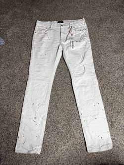 -Purple Brand P001 “Optic white Paint blowout” skinny jeans  -Size 38 -Shipping available  -Dm for more info