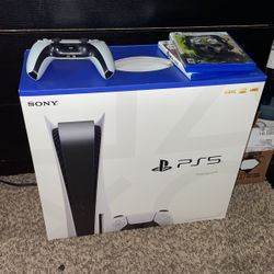 PlayStation 5 With Extra Control And 2 Games With Target Receipt for Sale  in Cypress, CA - OfferUp