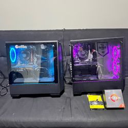 2 CyberPower gaming PCs + AMD Ryzen 7 5000 series processor + thermal paste. (Read Description)