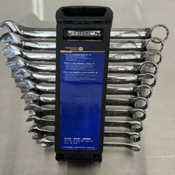 Napa Carlyle Tools 11 Pc Wrench Set SAE 