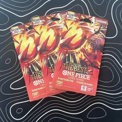 One Piece Card Game The Best Vol. 2 Sleeved Booster Pack 