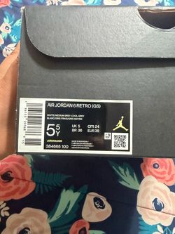 Air Jordan 6 Retro GS Size 5.5Y