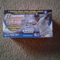 2011 Bowman Draft Picks And Prospects. 7 Packs Plus 1 Extra Pack...56 Cards Per Box.