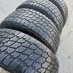 4 used tires LT285 70R17 Nitto Terra Grappler G2 $290.00