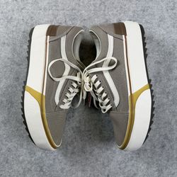 NEW Vans Old Skool Stacked Platform Shoes Taupe Mens Size 8 / Womens Size 9.5