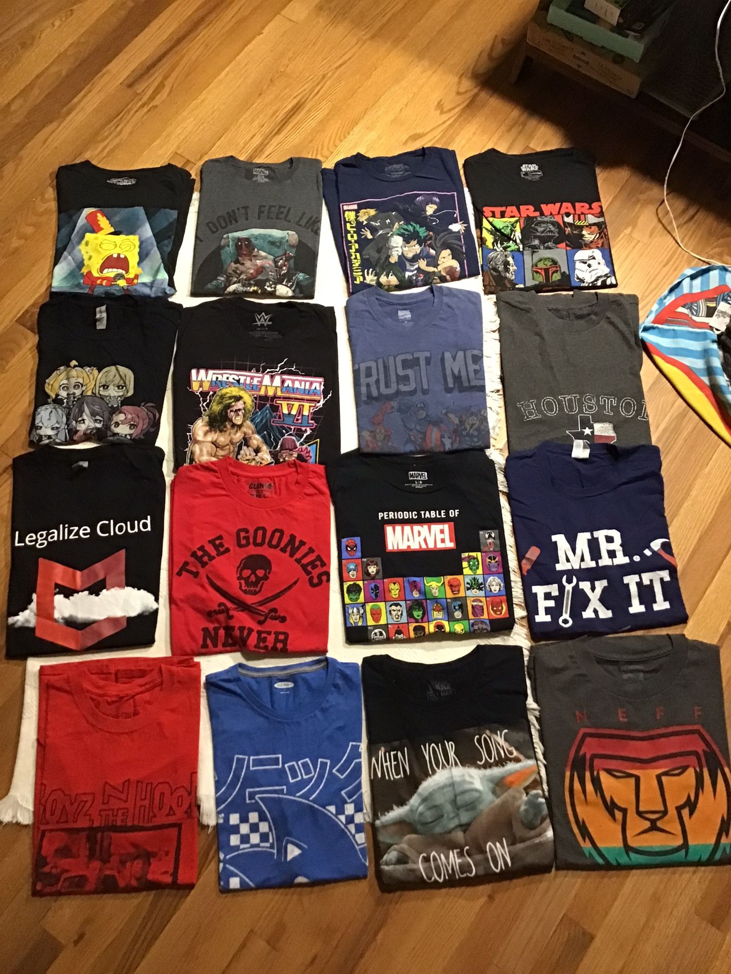 Men’s T-shirts Lots #1 $65/#2 $50/ #3 $55/#4 $50 Very Good Condition In Thomasville