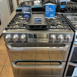 LG SIGNATURE 7.3 cu. ft. Smart Slide-In Double Oven Stainless