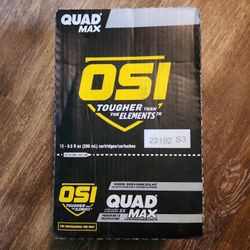 Box of Quad Max OSI Caulk for Windows, Doors, and siding Brown