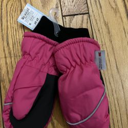 Cat & Jack Thinsulate Pink Mittens-2T-3T-NWT