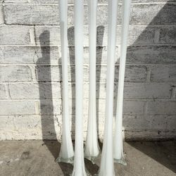 Tall Glass White Towers