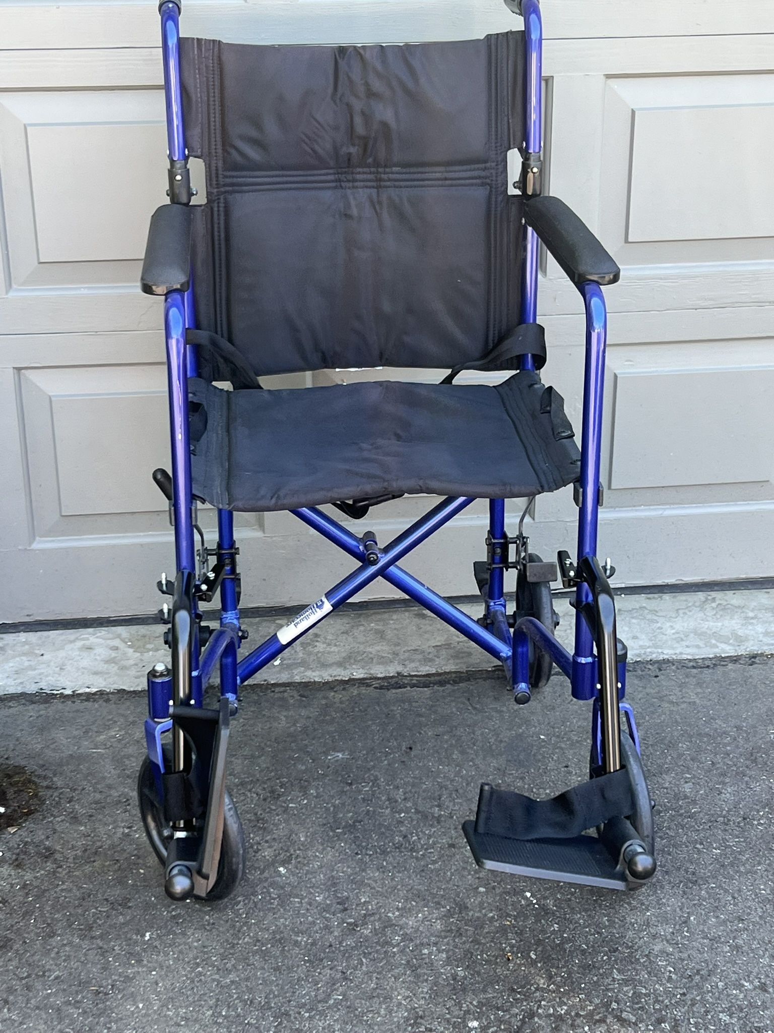 Invacare Collapsible Foldable Transport Wheelchair