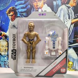 Disney Star Wars Toybox C-3PO R2-D2 Figures C3P0 R2D2