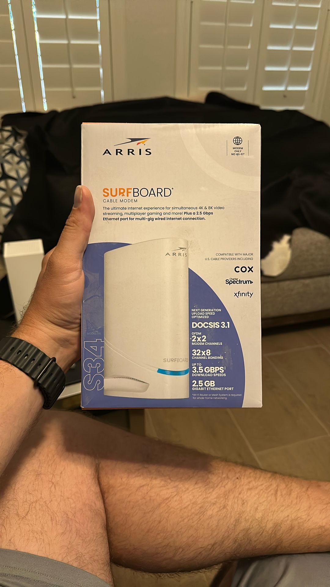 Arris S34 Surfboard Cable Modem