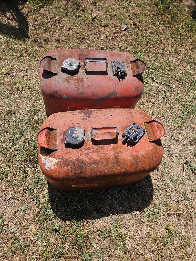 Two Boat Gas Tanks