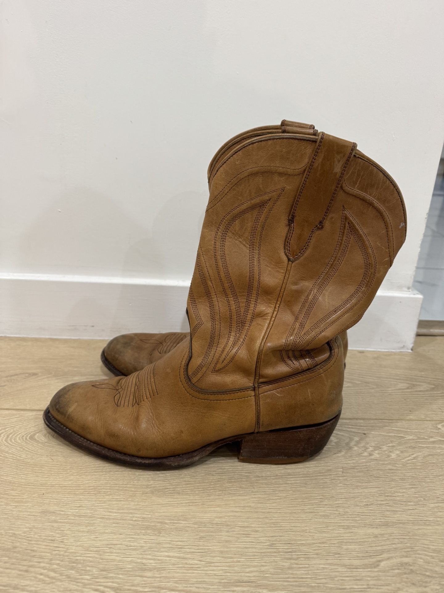 Freebird by Steven BANDITO Men's Size US 10 Mid-Calf Camel Leather Boots