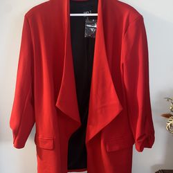 BBJ red blazer