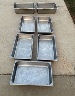 Stainless Steel Pans Chafers