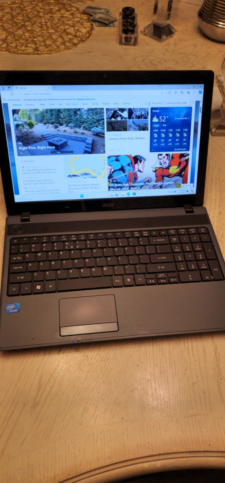 Acer Aspire   Laptop  15.6 Screen Ssd And Win11  