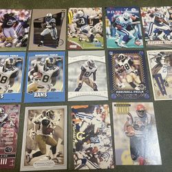 Lot Of 14 Marshall Faulk Football Cards Including Rookie