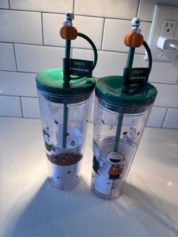 Starbucks x Peanuts Snoopy Pumpkin Cold Cup Tumbler (24 oz) – New with Tags