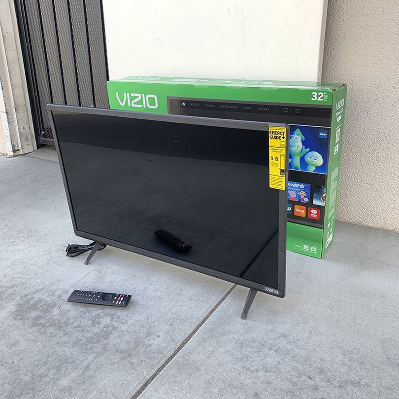 New in box $90 VIZIO D-Series 32-inch Smart TV 720p Apple AirPlay Chromecast Screen Mirroring 150+ Free Channels (D32h-J09)