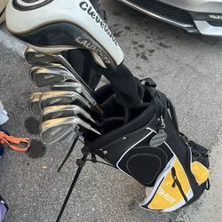Two Full Golf Sets - Authentic Wilson Woods Included