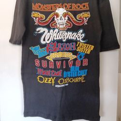 Vintage 1983 Monsters Of Rock.concert Tshirt 