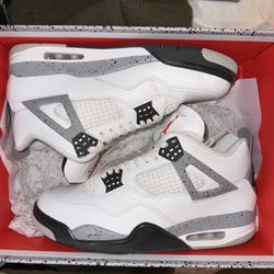 Jordan 4 White Cement 