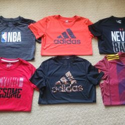 Boy's ADIDAS UNDER ARMOUR T-shirts M10/12