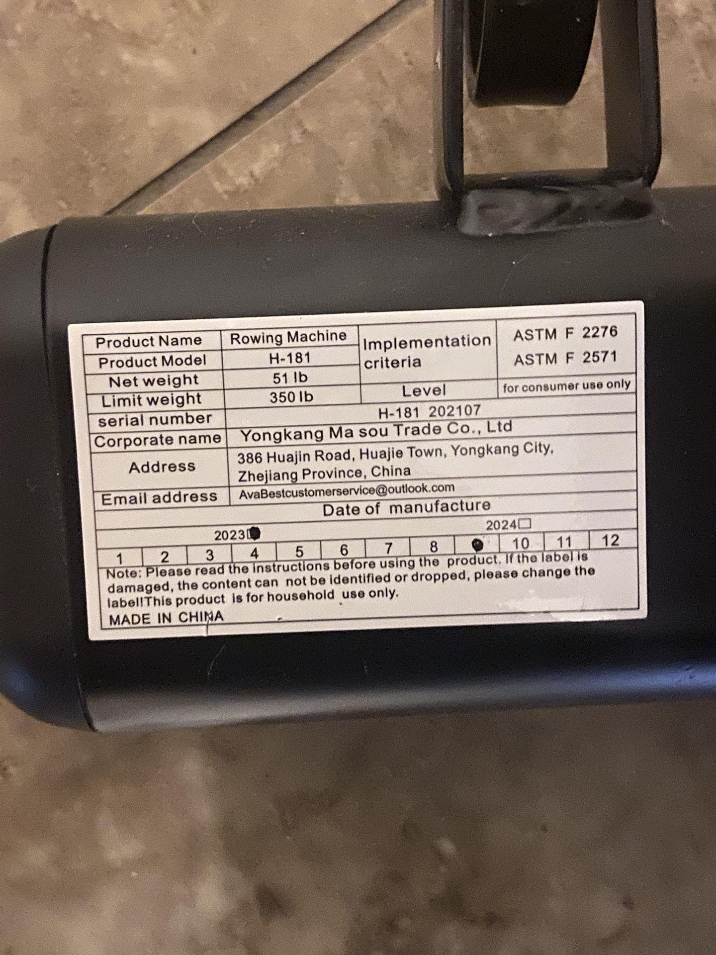 Magnetic/Water Rowing Machine 350LB Capacity