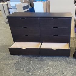 Eight drawers dresser with rails / 8 drawers dresser with rails