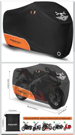 Motorcycle Waterproof Cover! Brand new! See All pics!