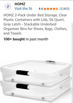 HOMZ Storage Containers