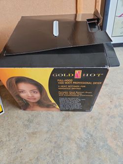 Gold hot hair dryer