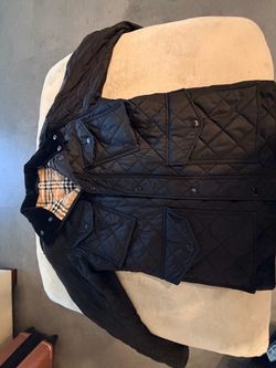 Burberry Black Quilted Jacket
