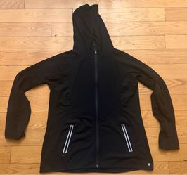 ZIP-UP BLACK JACKET WOMENS SIZE M