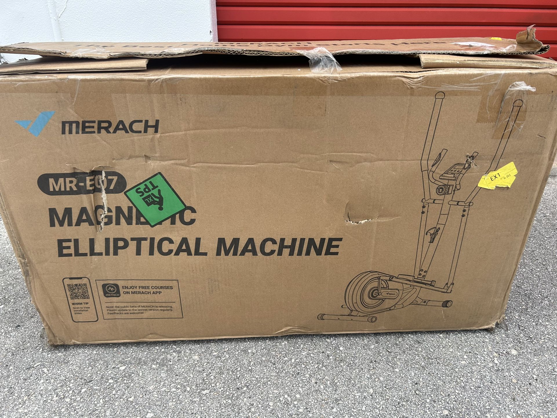 merach magnetic elliptical machine