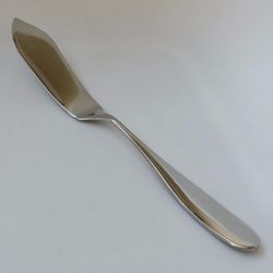 1pc MIKASA Hamilton Butter Knife 7” Stainless 18/10 Glossy Plain Round Tip