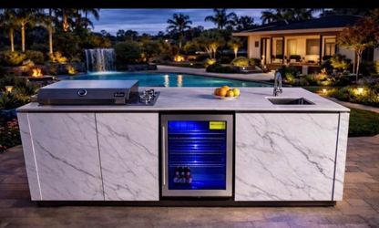 Brand new bbq island