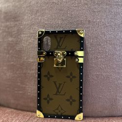 Louis Vuitton Monogram Trunk iPhone Case w/ Dust Bag